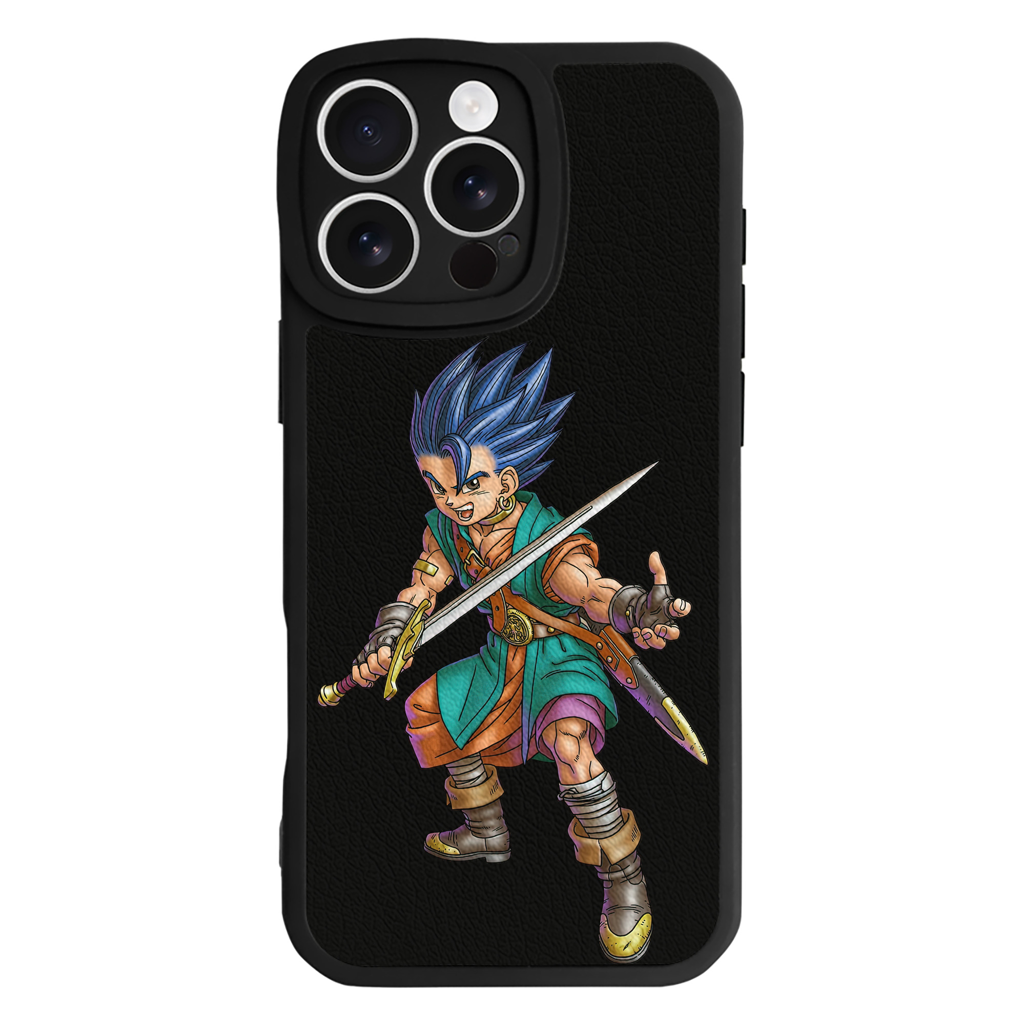 （画像用） ドラゴンクエスト Doragon Kuesuto Dragon Quest 【iPhone 16シリーズ対応】シリコンスマホケース（レザー調） 材質：シリコン